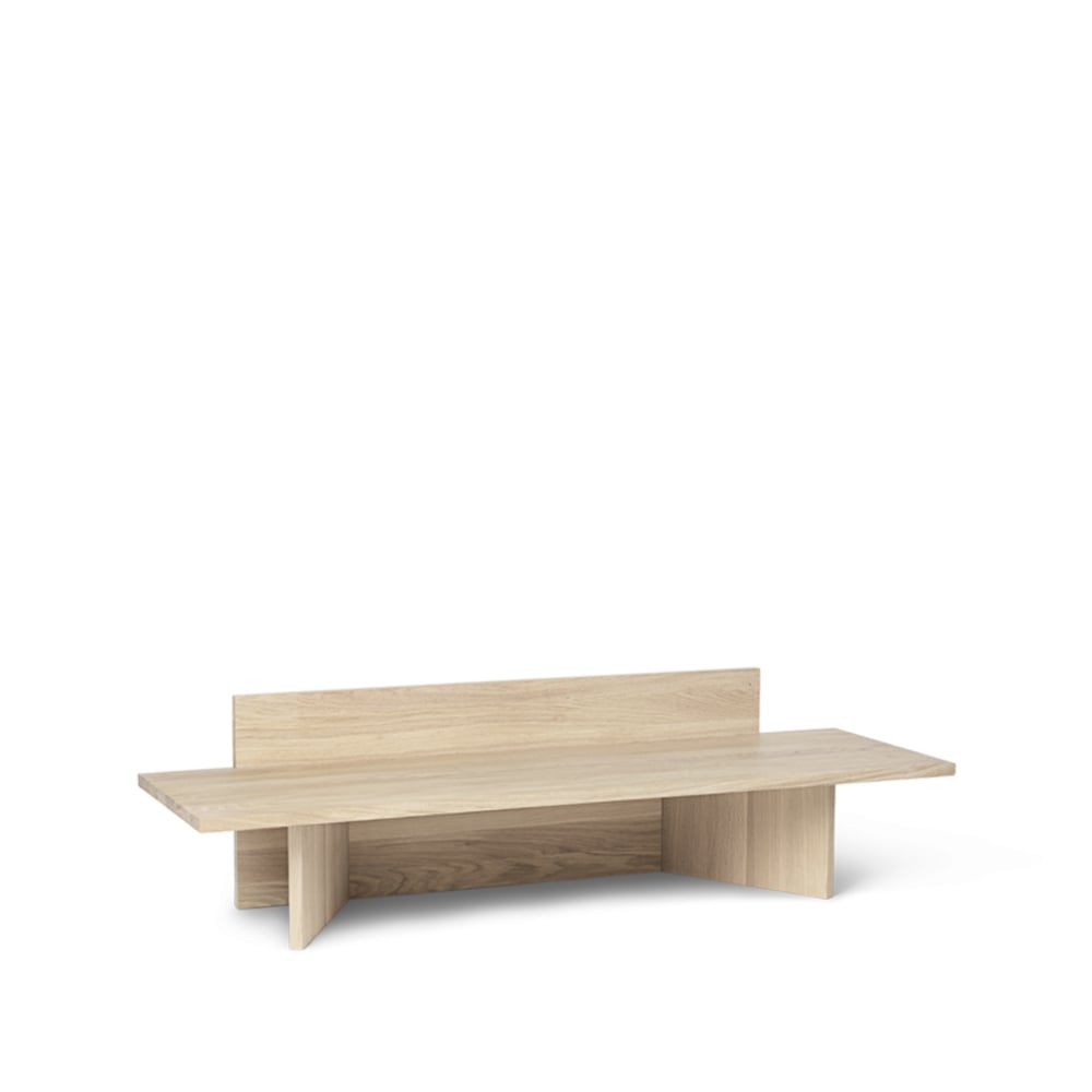 ferm LIVING Oblique bench Natural oak