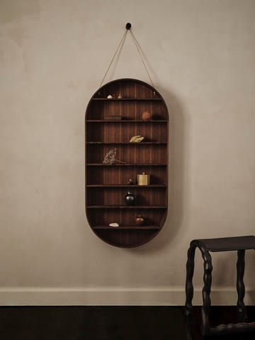 Oval Dorm shelf - Smoked oak - ferm LIVING