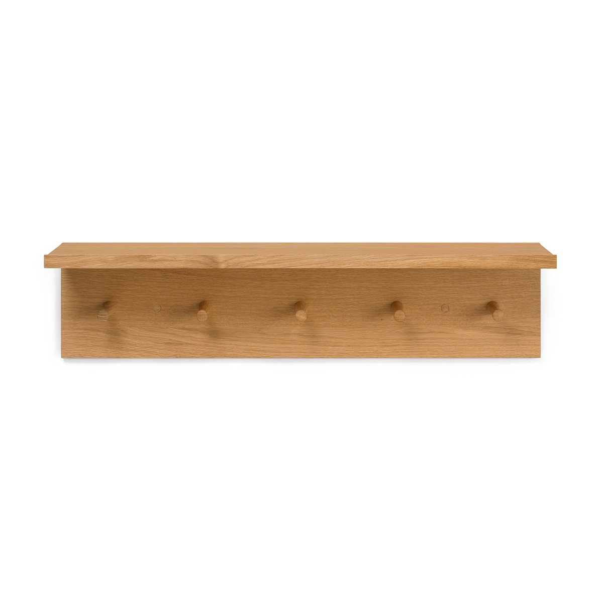 ferm LIVING Place Rack hooks and shelf oak Medium