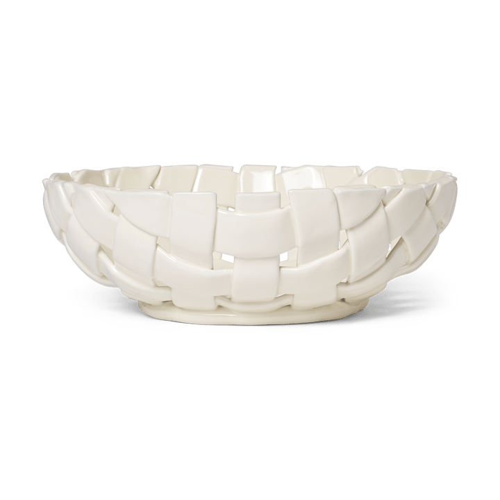 Plait bowl Ø30 cm - Off white - ferm LIVING