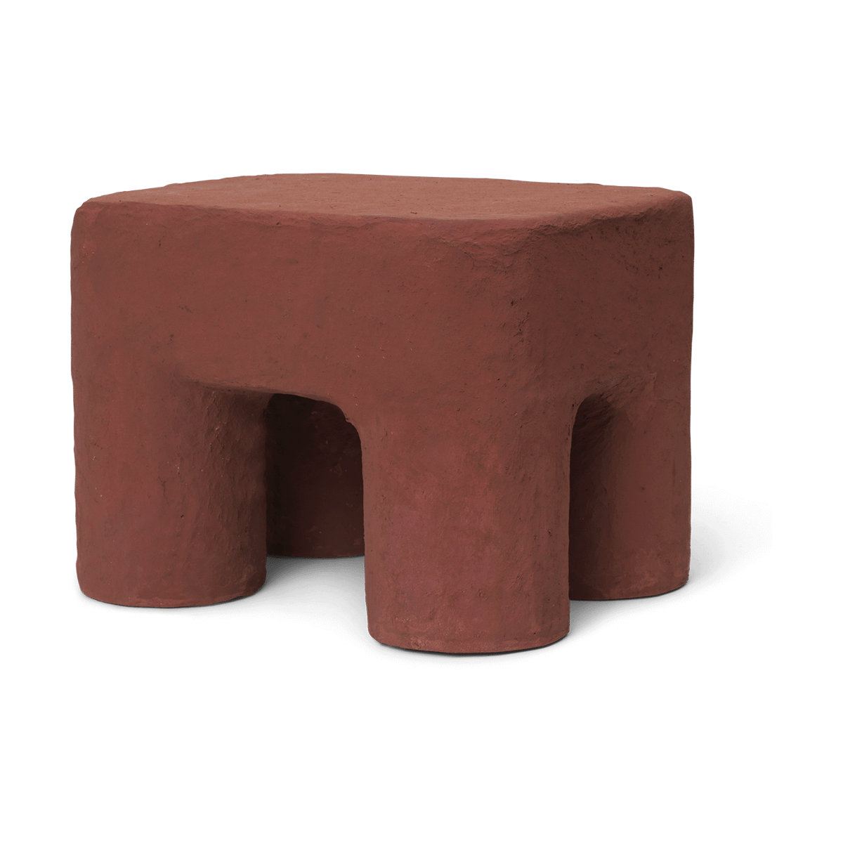 ferm LIVING Podo stool Red Brown