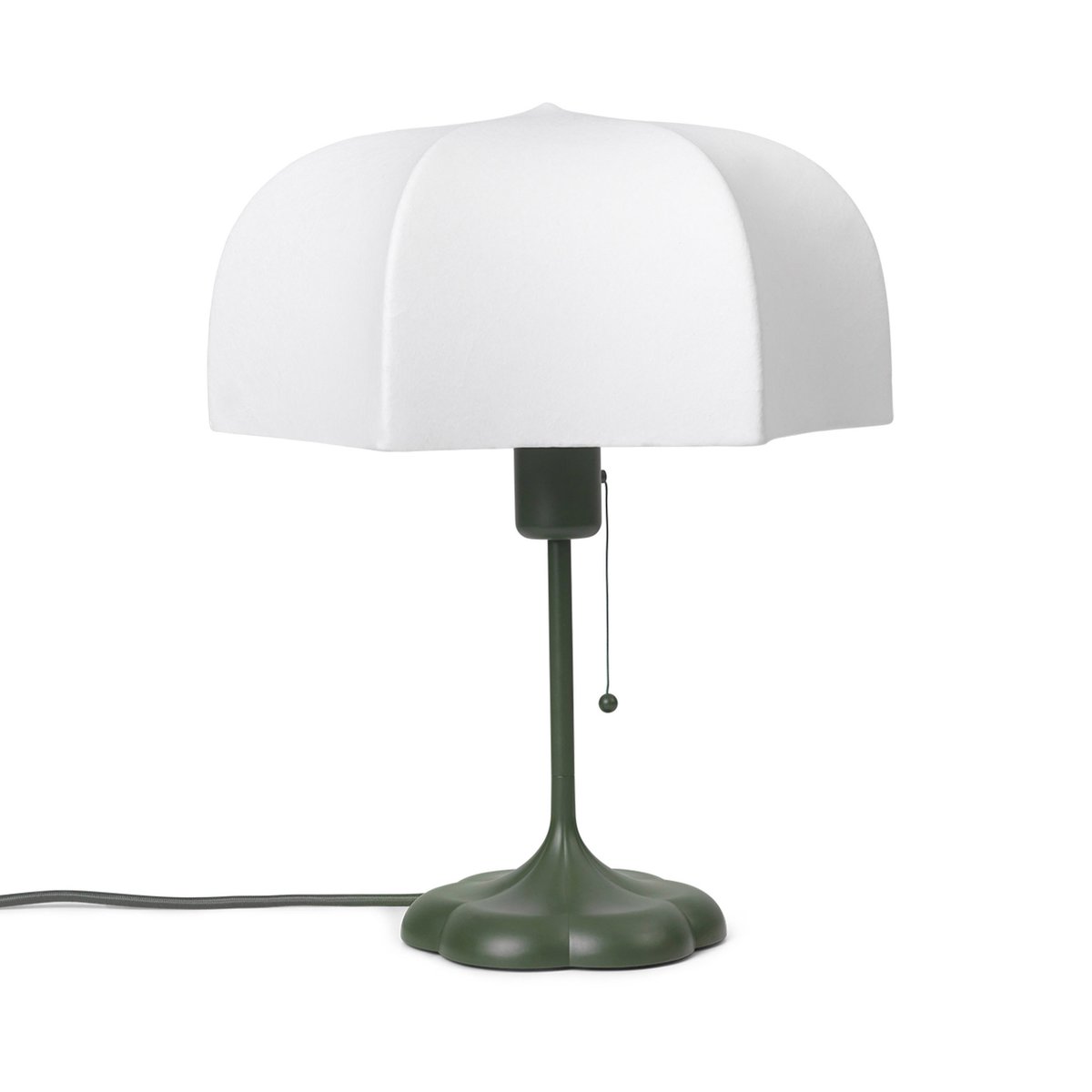 ferm LIVING Poem table lamp Ø30x42 cm White-grass green