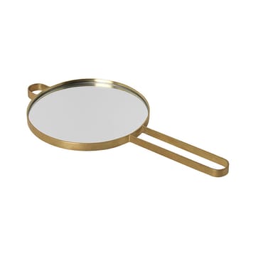 Poise hand mirror - brass - Ferm Living