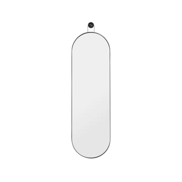 Poise oval mirror - black - Ferm Living