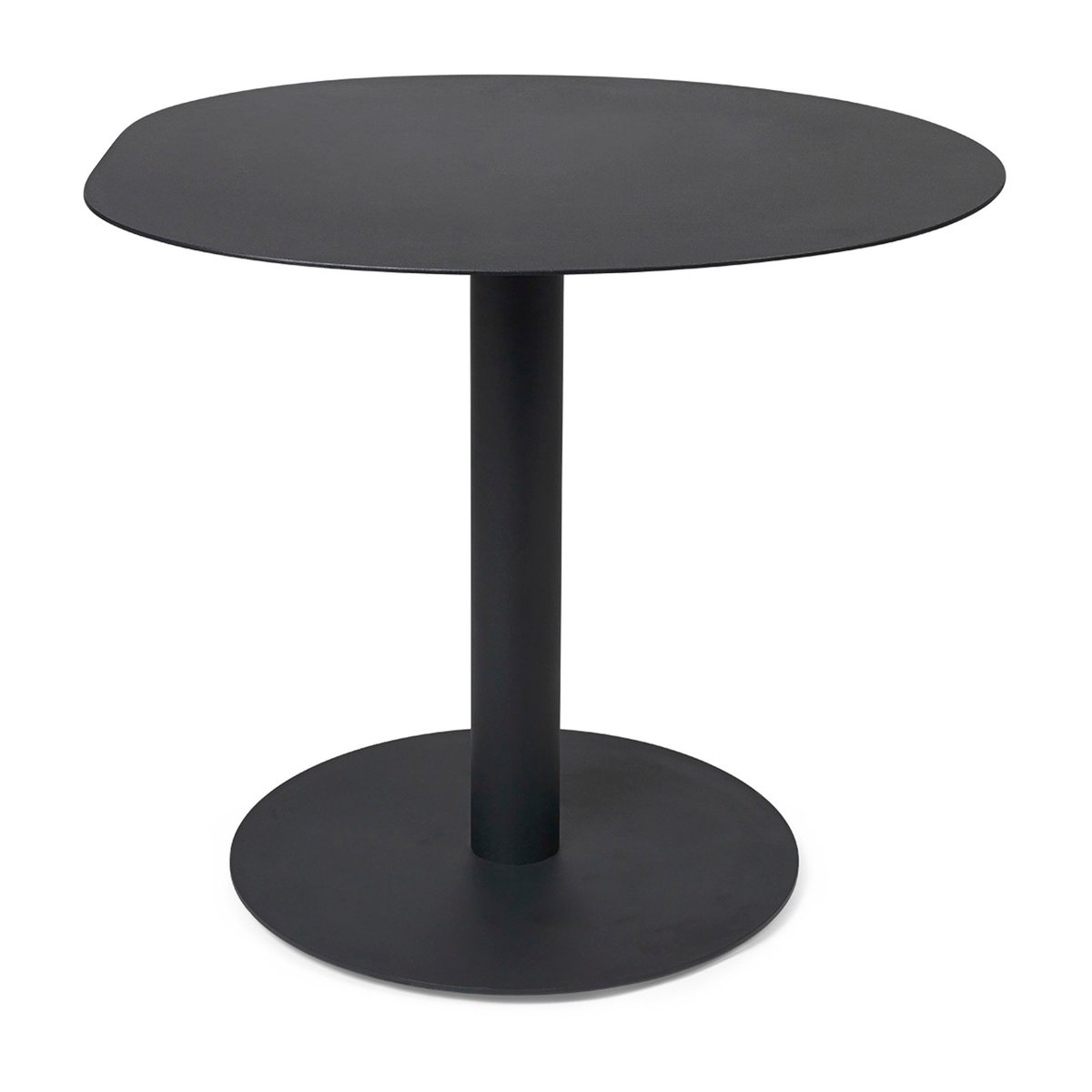 ferm LIVING Pond dining table Ø88x72 cm Black