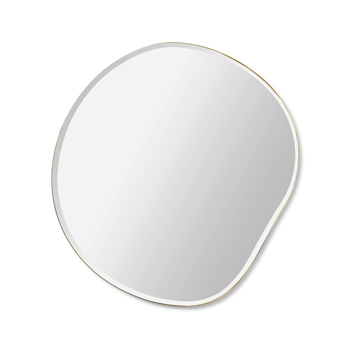 ferm LIVING Pond mirror Small brass