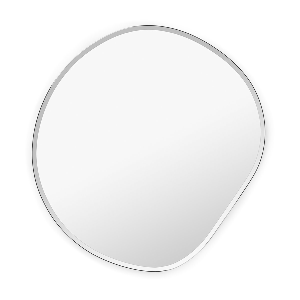 ferm LIVING Pond mirror Small dark chrome