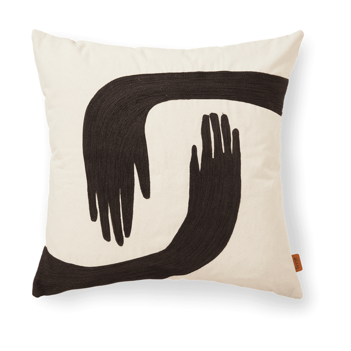 Pose cushion 50x50 cm - Coffee-undyed - Ferm LIVING