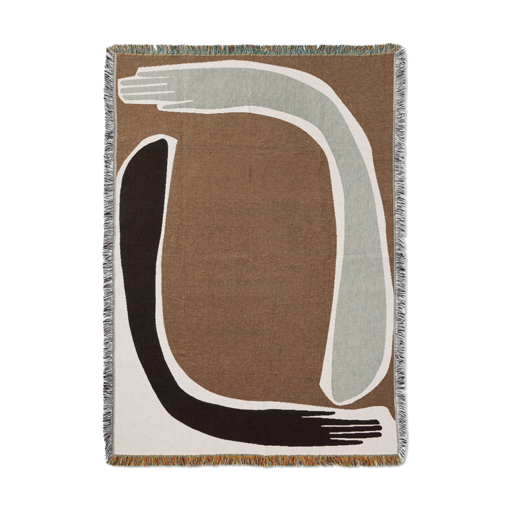 Pose Tapestry throw 120x170 cm - Coffee - Ferm LIVING