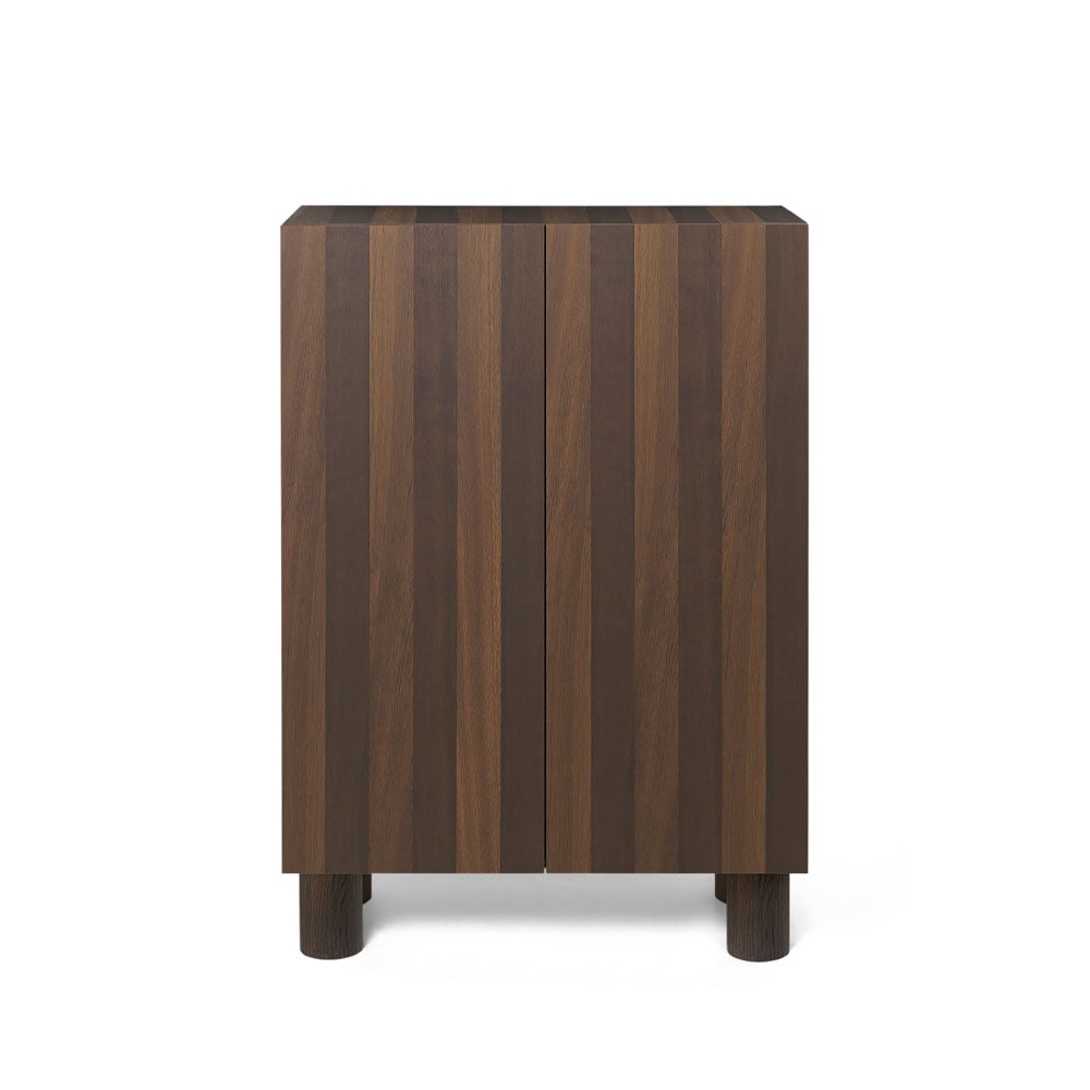 ferm LIVING Post cabinet Oak smoked. with doorar