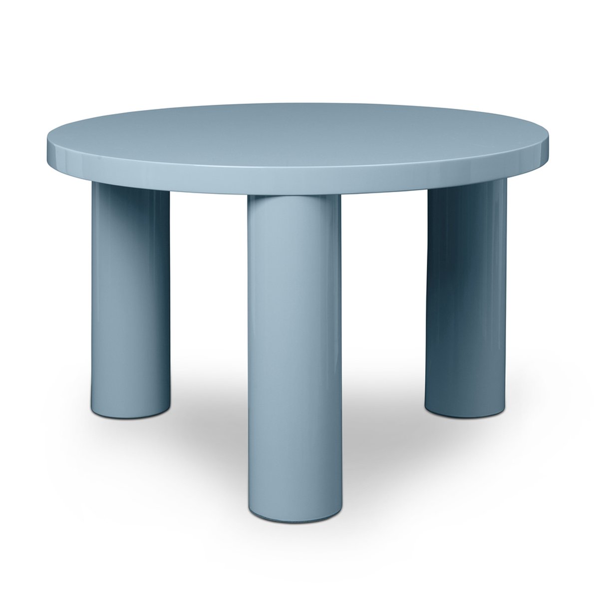 ferm LIVING Post coffee table small 65 cm Ice Blue