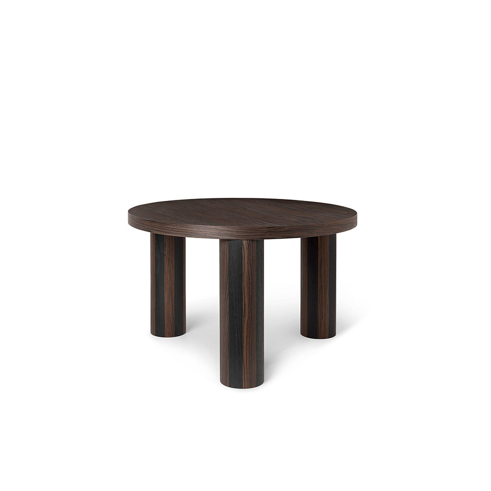 ferm LIVING Post Coffee table Smoked oak, small, lines