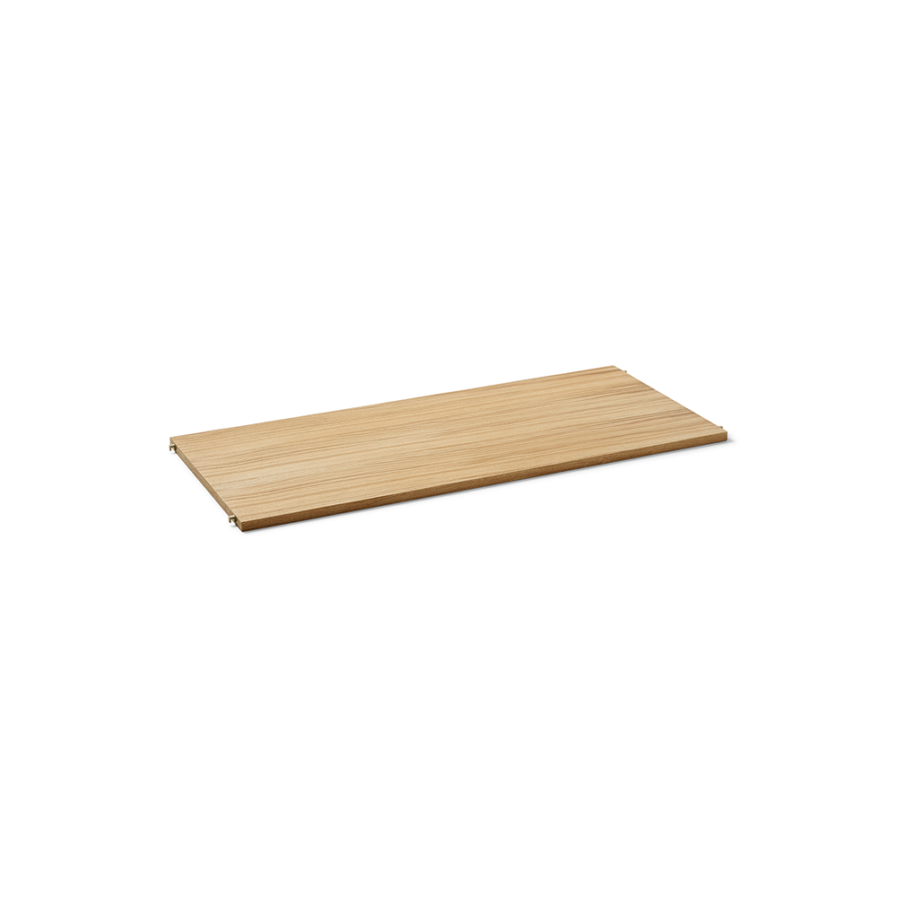 ferm LIVING Punctual shelf 90 cm Oiled oak, cashmere