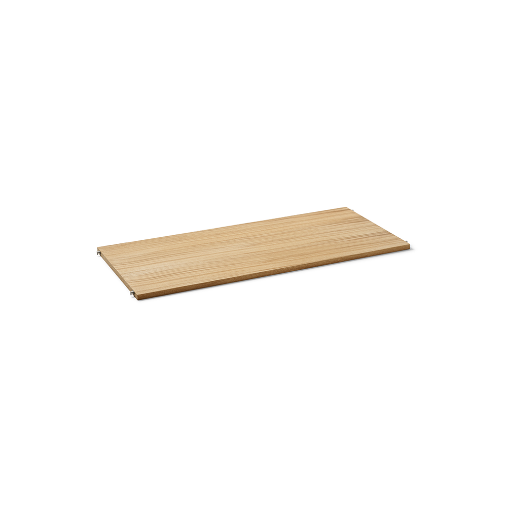 ferm LIVING Punctual shelf 90 cm Oiled oak, light grey