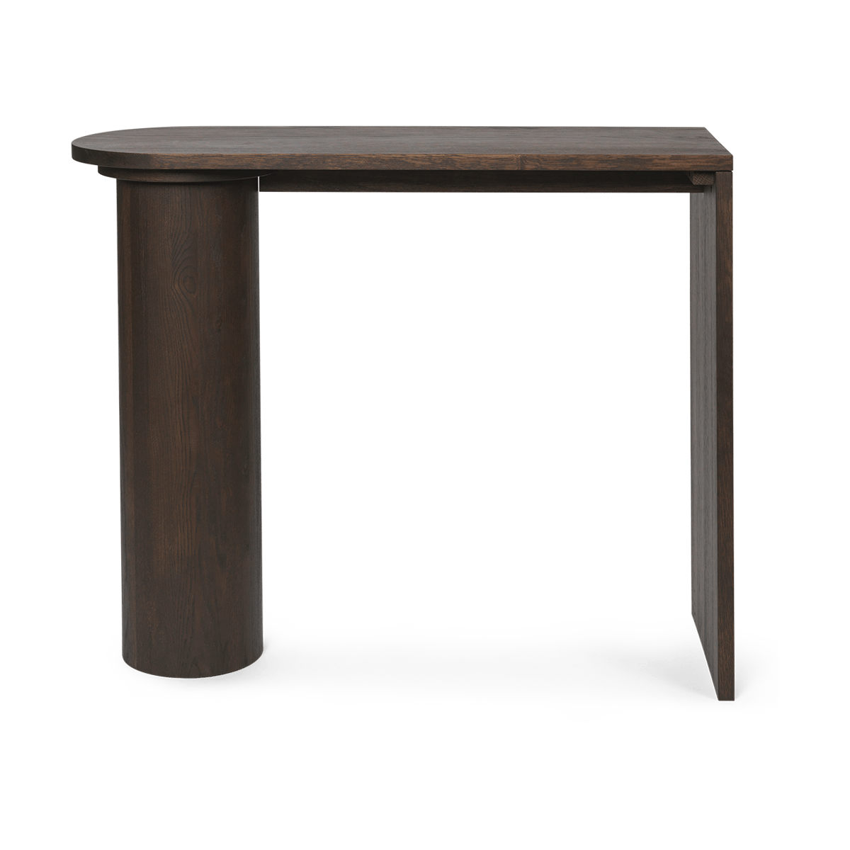 ferm LIVING Pylo Console Table side table 85x36x100 cm Dark Stained Oak