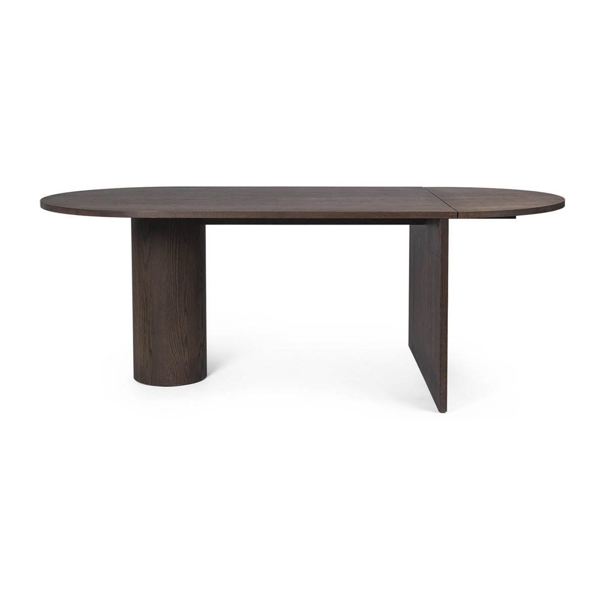 ferm LIVING Pylo dining table 210x100x74 cm Dark stained oak