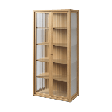 Reed display cabinet 70x155 cm - Natural oak - ferm LIVING