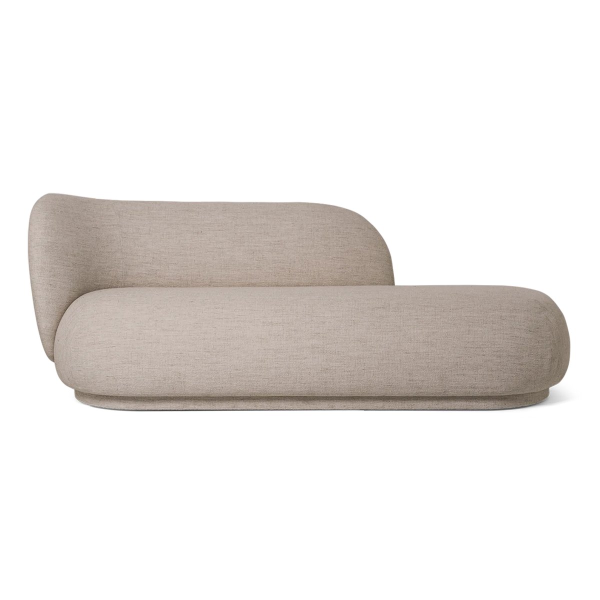 ferm LIVING Rico divan bouclé left Sand