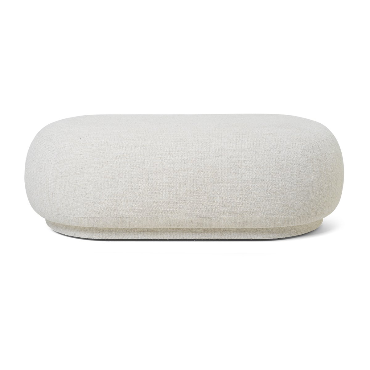 ferm LIVING Rico ottoman Bouclé off white