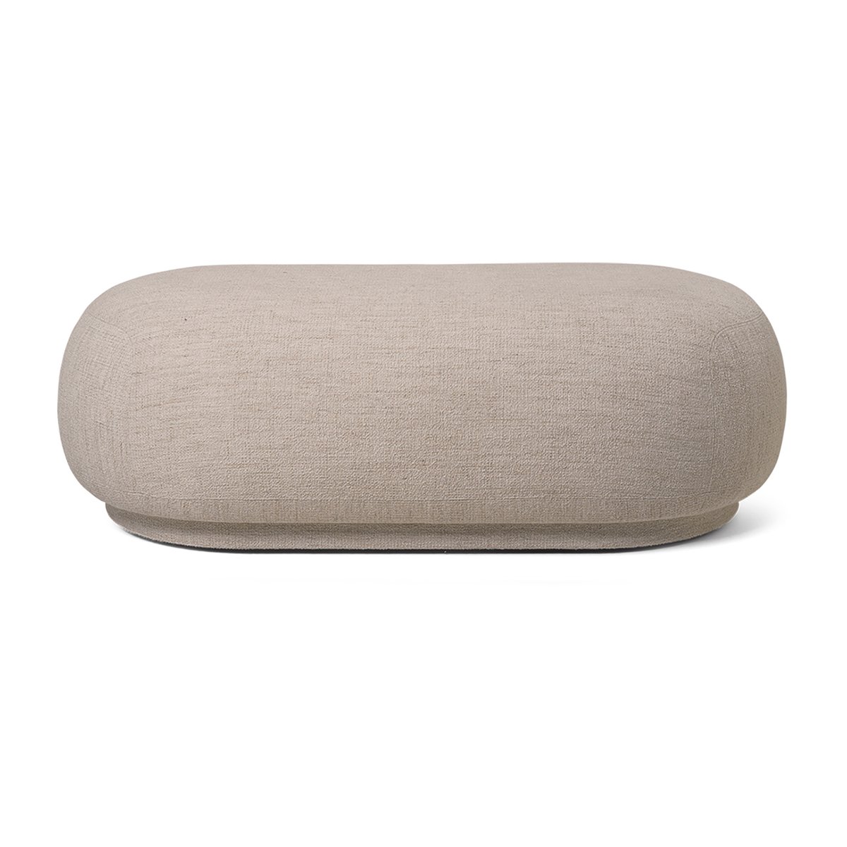 ferm LIVING Rico ottoman Bouclé sand