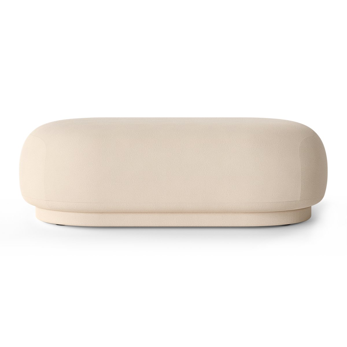 ferm LIVING Rico ottoman Brushed off white