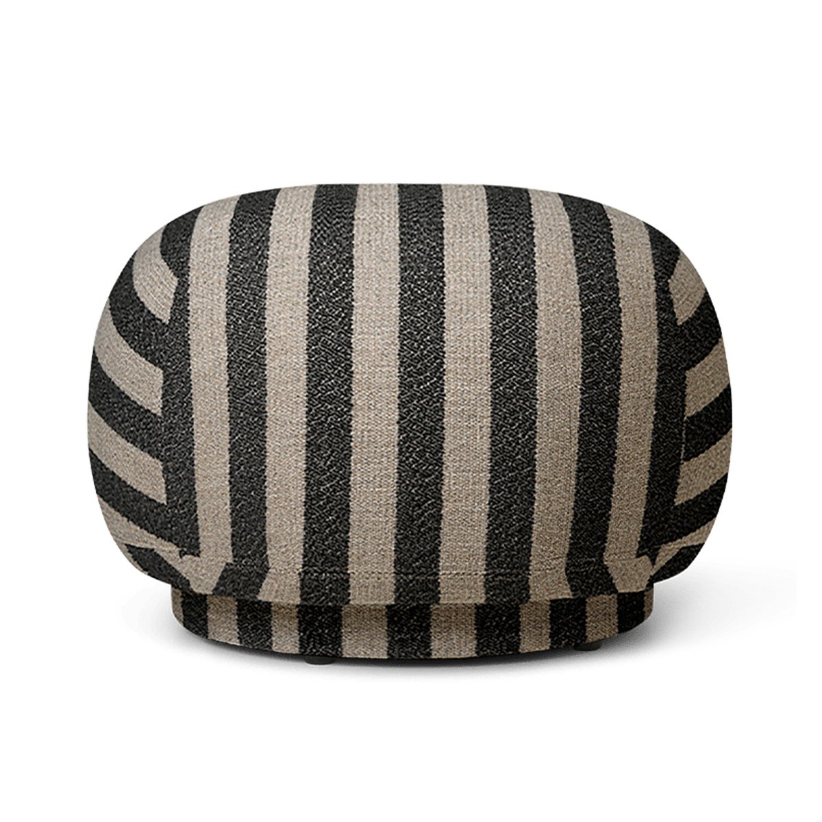 ferm LIVING Rico pouf sit pouf Louisiana sand black