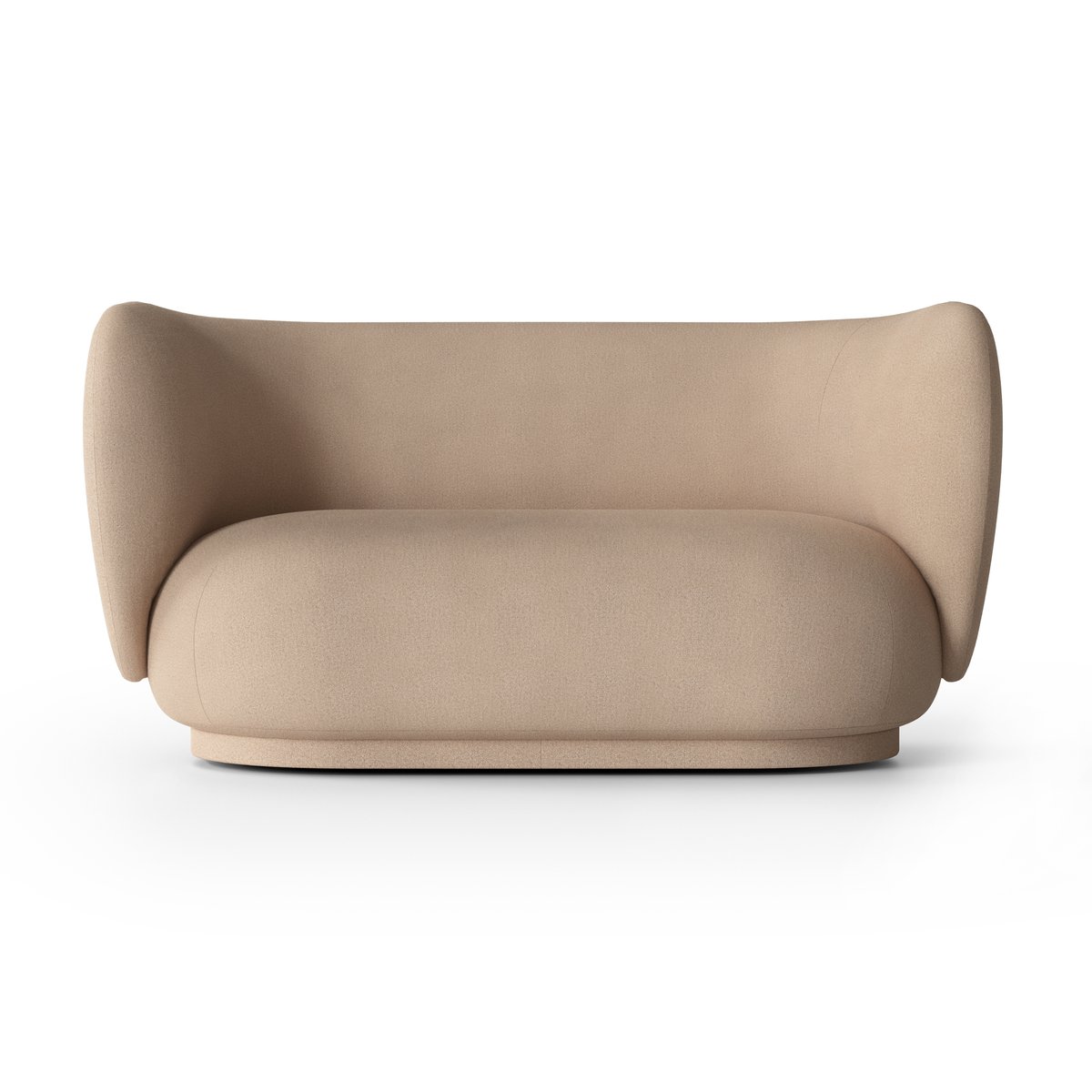 ferm LIVING Rico sofa 2-seat Brushed sand