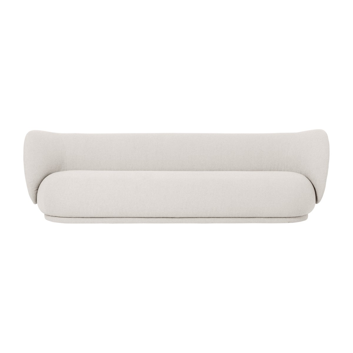 ferm LIVING Rico sofa bouclé 4-seat Bouclé off white