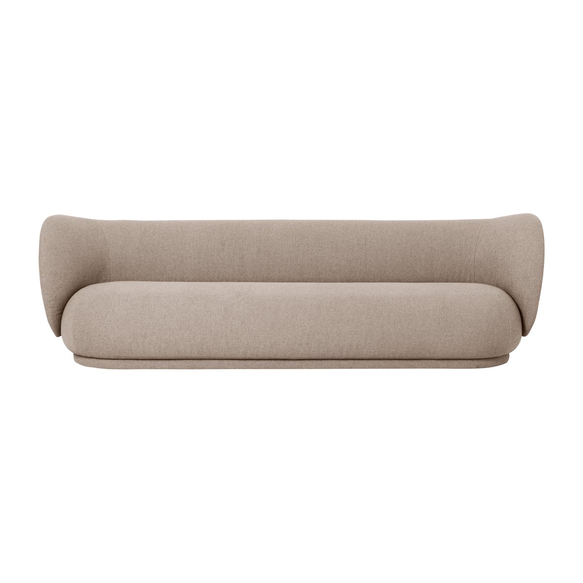 ferm LIVING Rico sofa bouclé 4-seat Bouclé sand