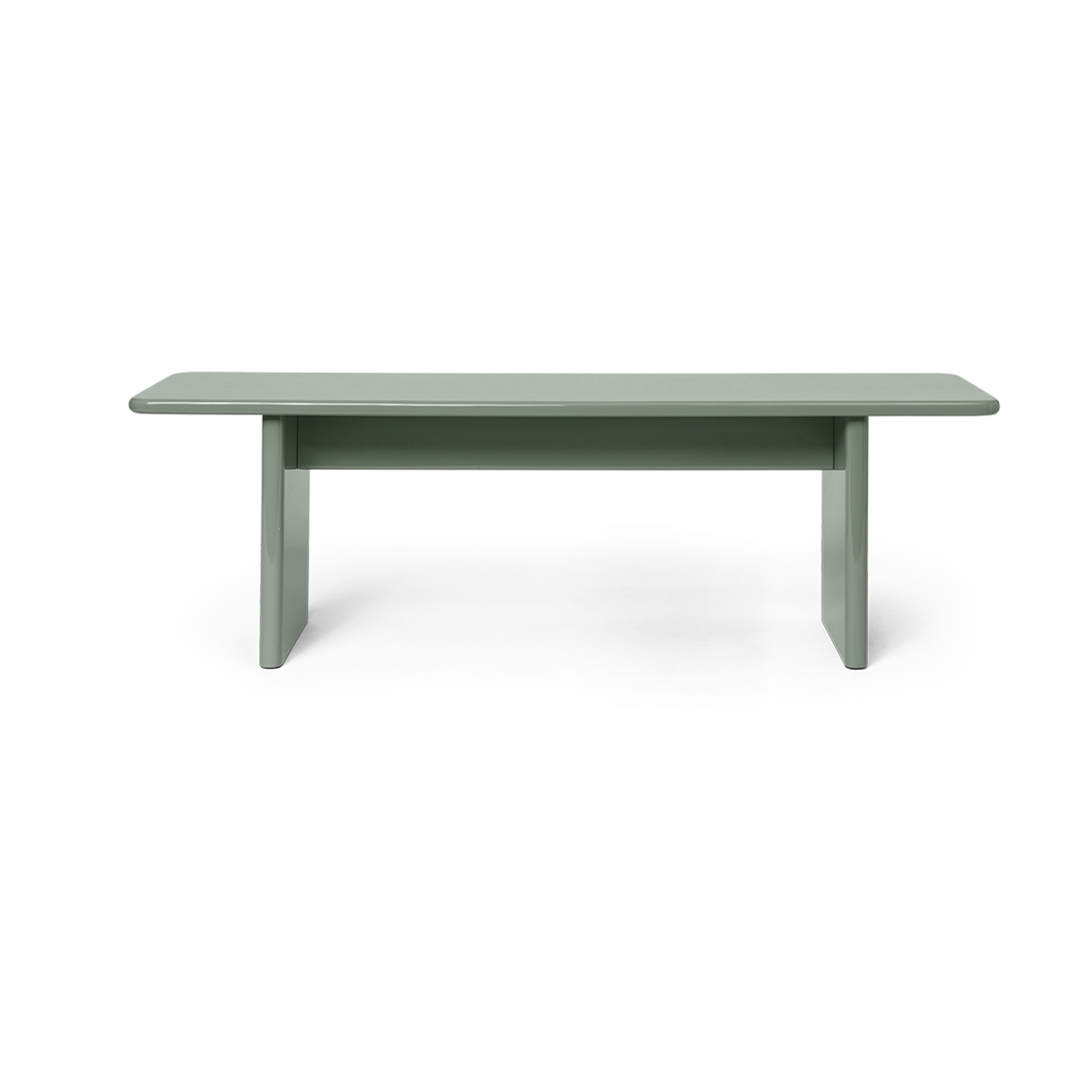 ferm LIVING Rink bench 140 cm Tea green