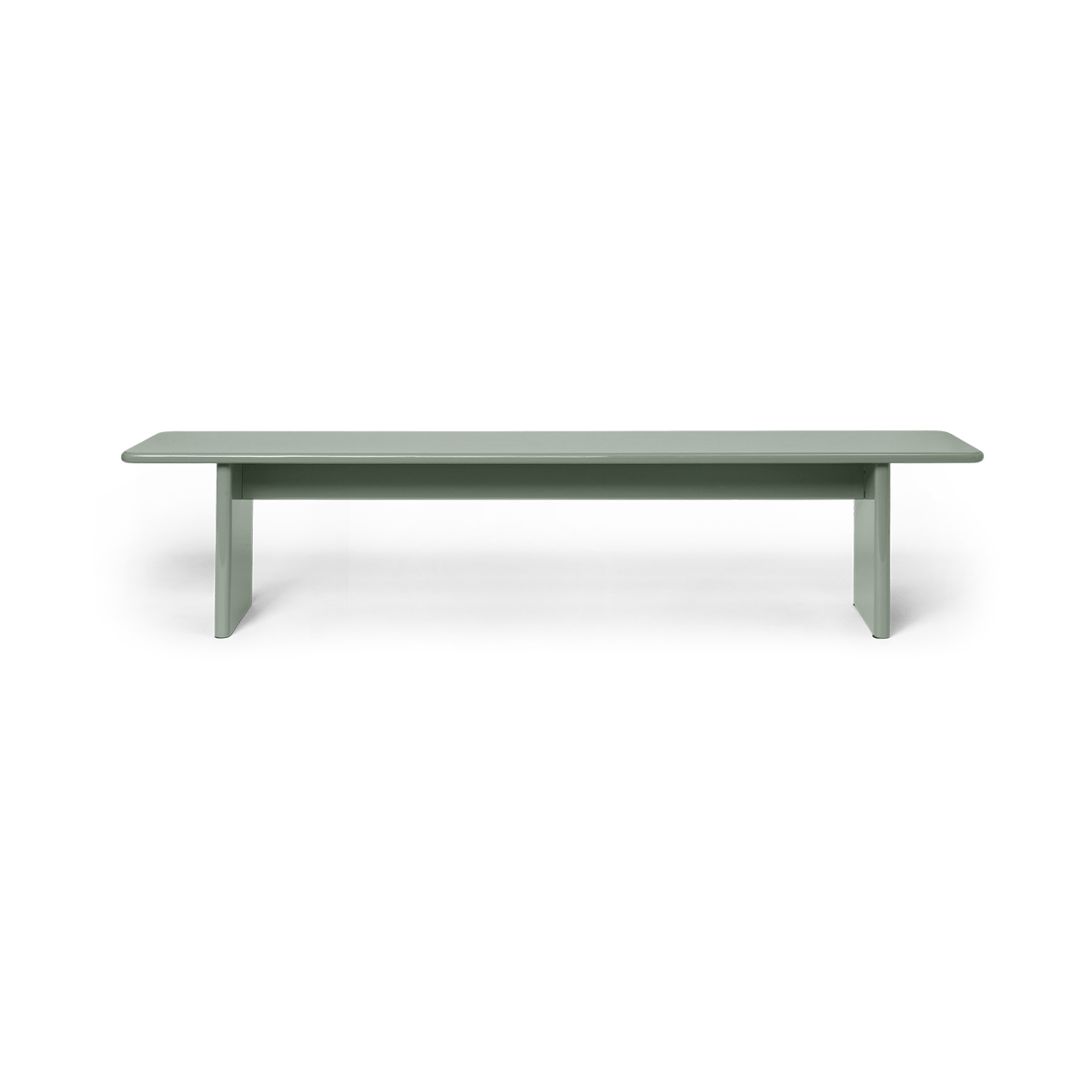 ferm LIVING Rink bench 200 cm Tea green