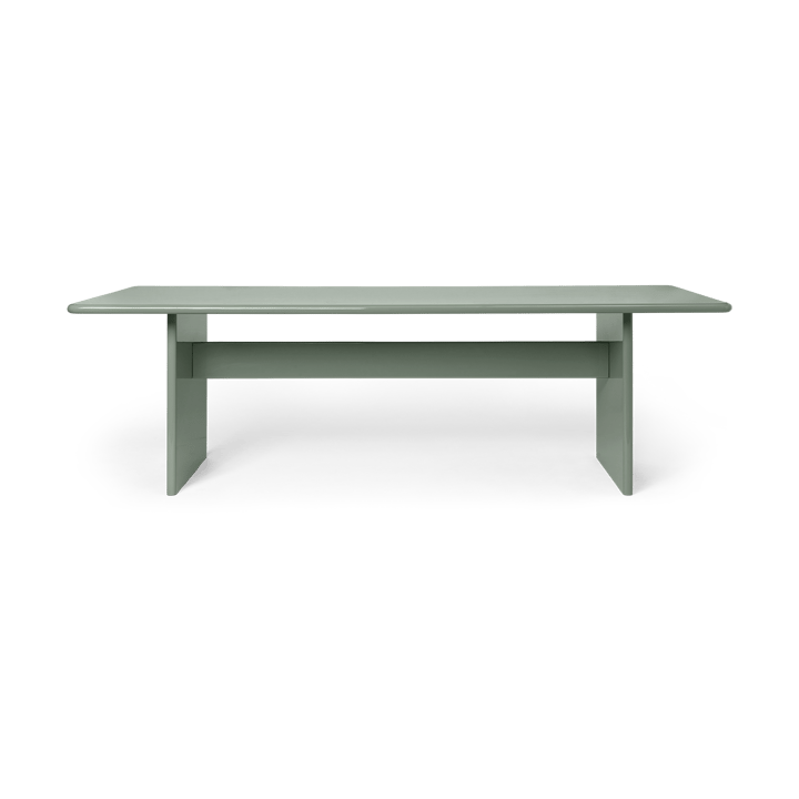 Rink dining table large 240x90x74 cm - Tea green - ferm LIVING