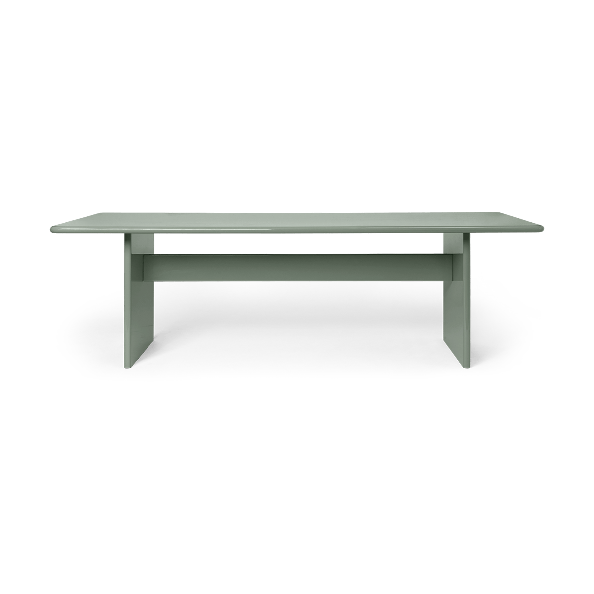 ferm LIVING Rink dining table large 240x90x74 cm Tea green