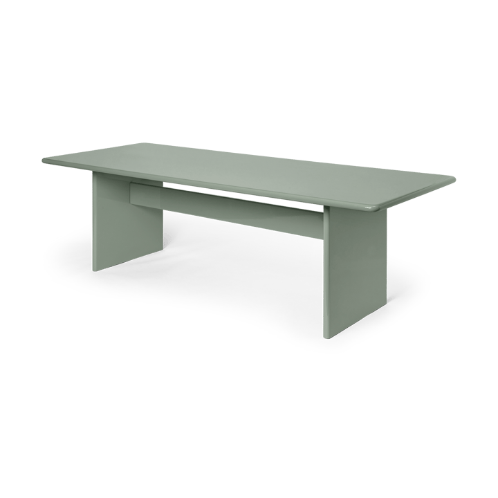 Rink dining table large 240x90x74 cm - Tea green - ferm LIVING