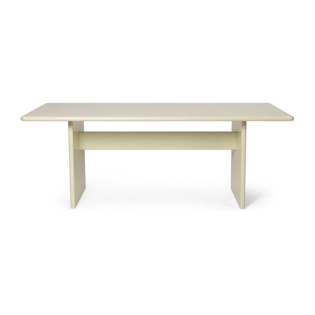 ferm LIVING Rink dining table small 200x90x74 cm Eggshell