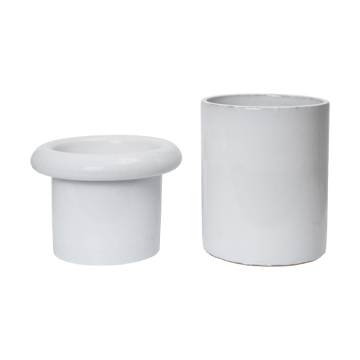 Rollo pot Ø31x36 cm - White - Ferm Living