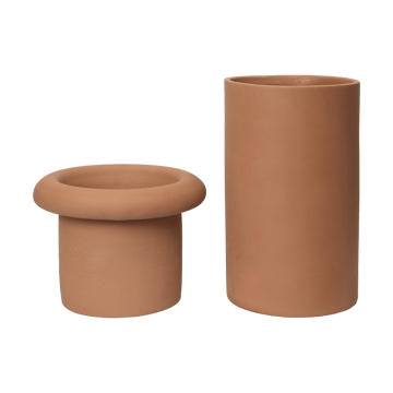 Rollo pot Ø31x46 cm - Terracotta - Ferm Living