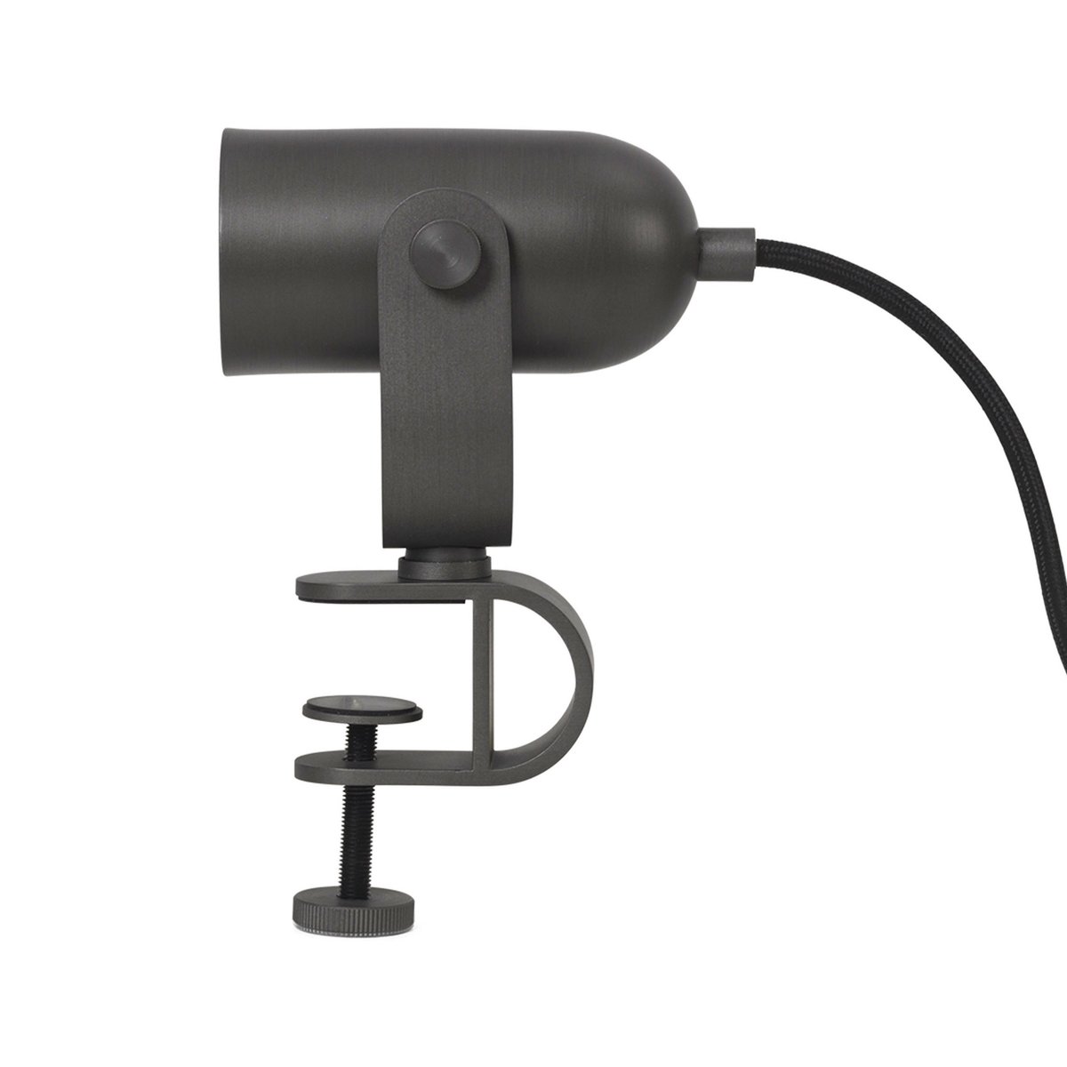 ferm LIVING Ruuvi clamp lamp Ø6x16 cm Blackened iron