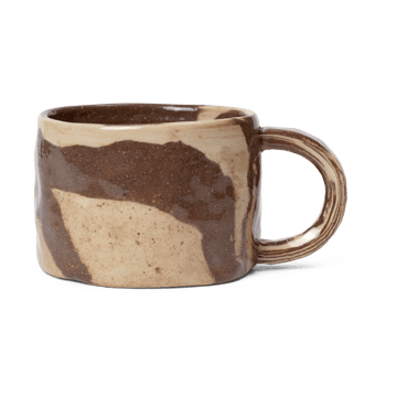 Ryu mug low 20 cl - Sand brown - ferm LIVING