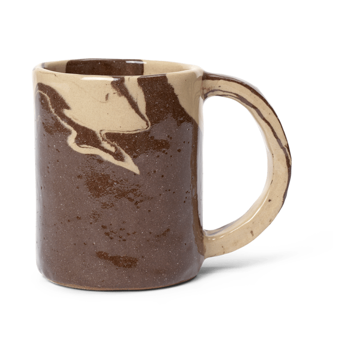 Ryu tall mug 30 cl, Sand brown ferm LIVING