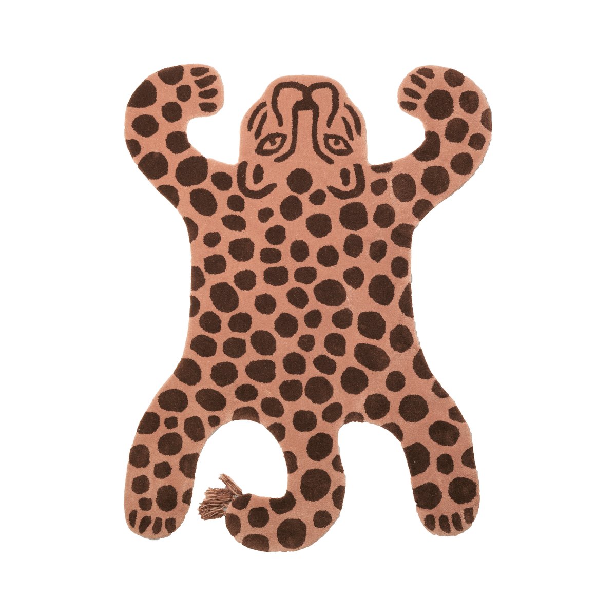 ferm LIVING Safari rug leopard