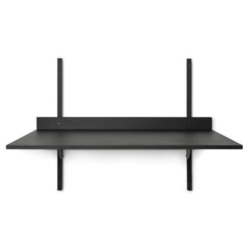 Sector desk - black ash-black brass - ferm LIVING