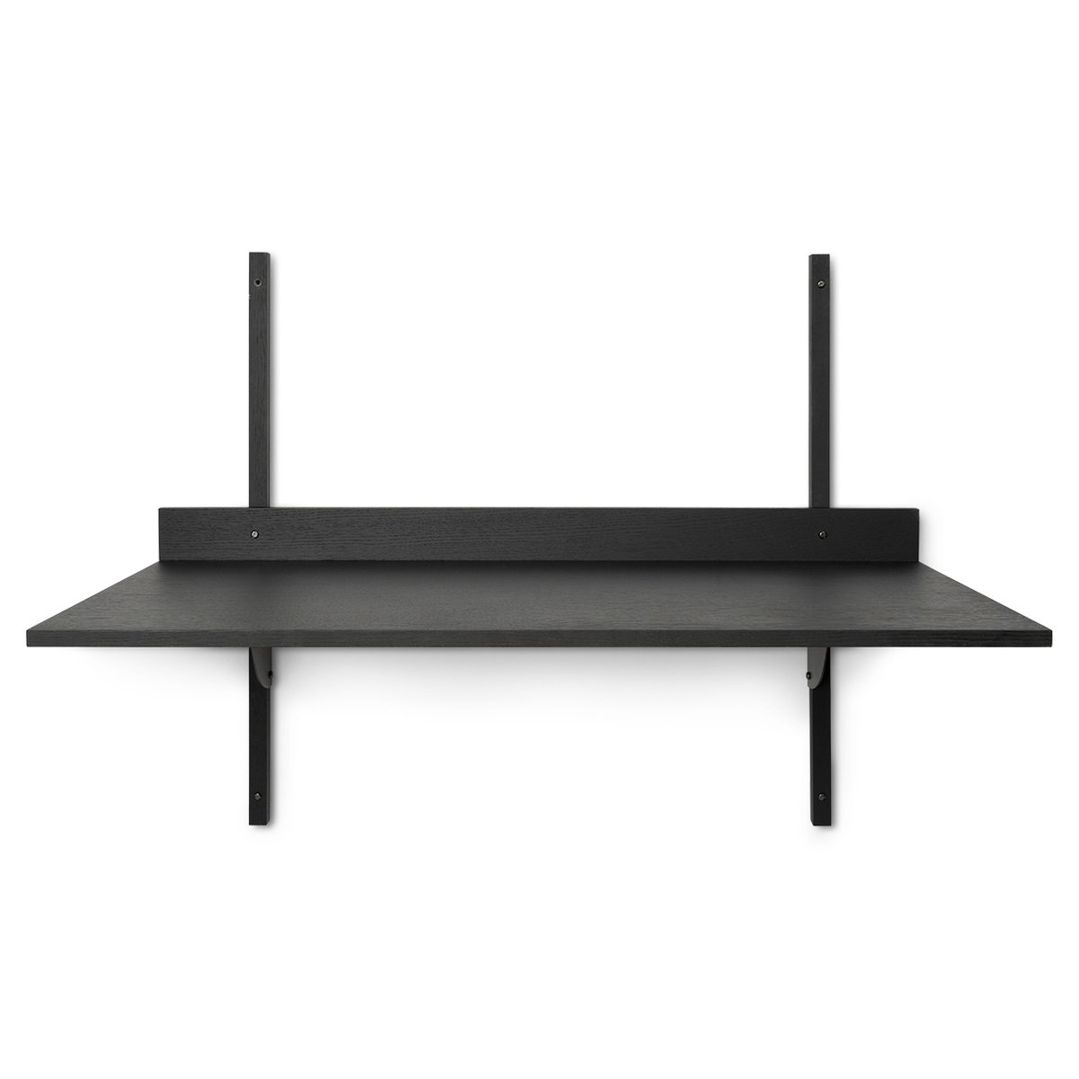 ferm LIVING Sector desk black ash-black brass