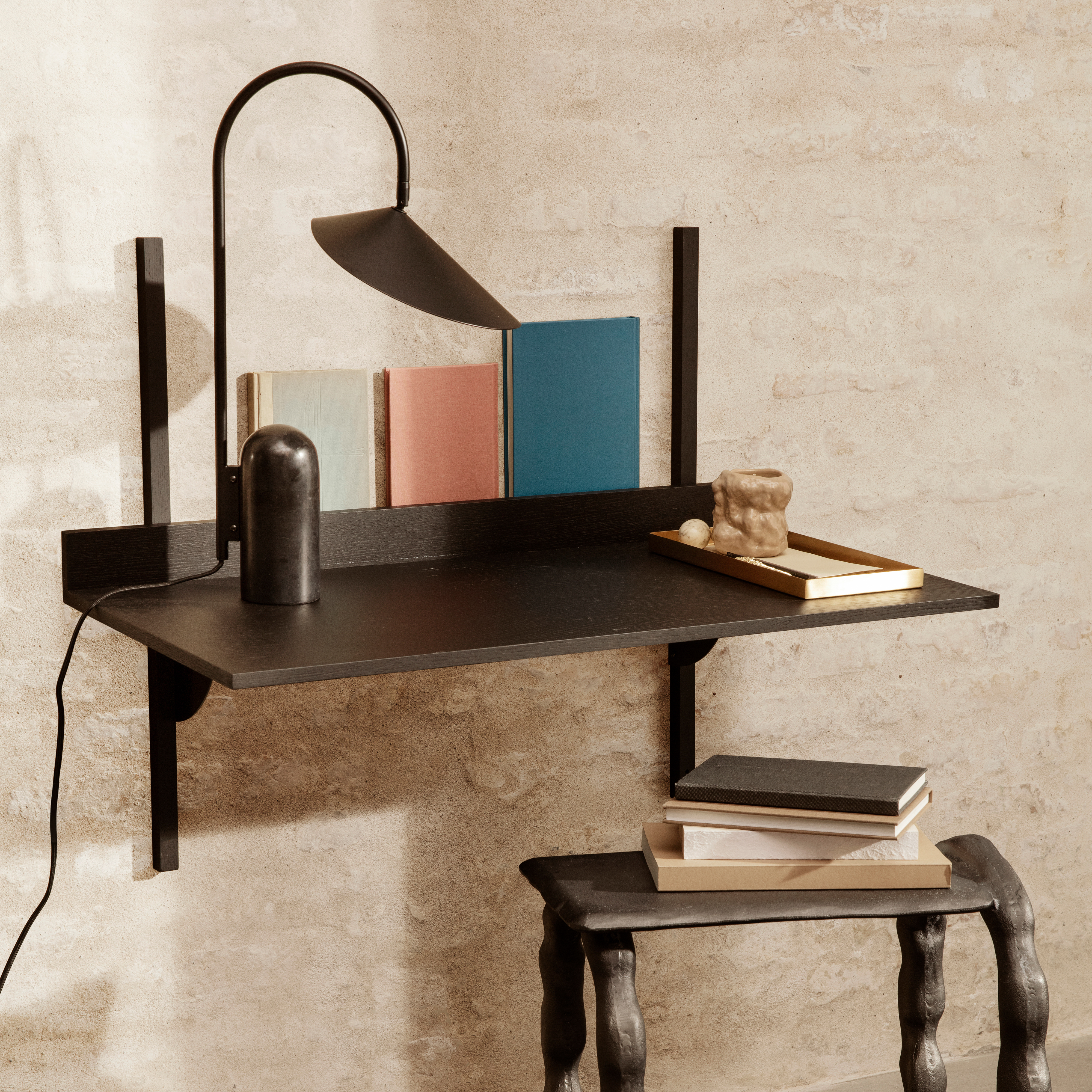 Black on sale ash desk