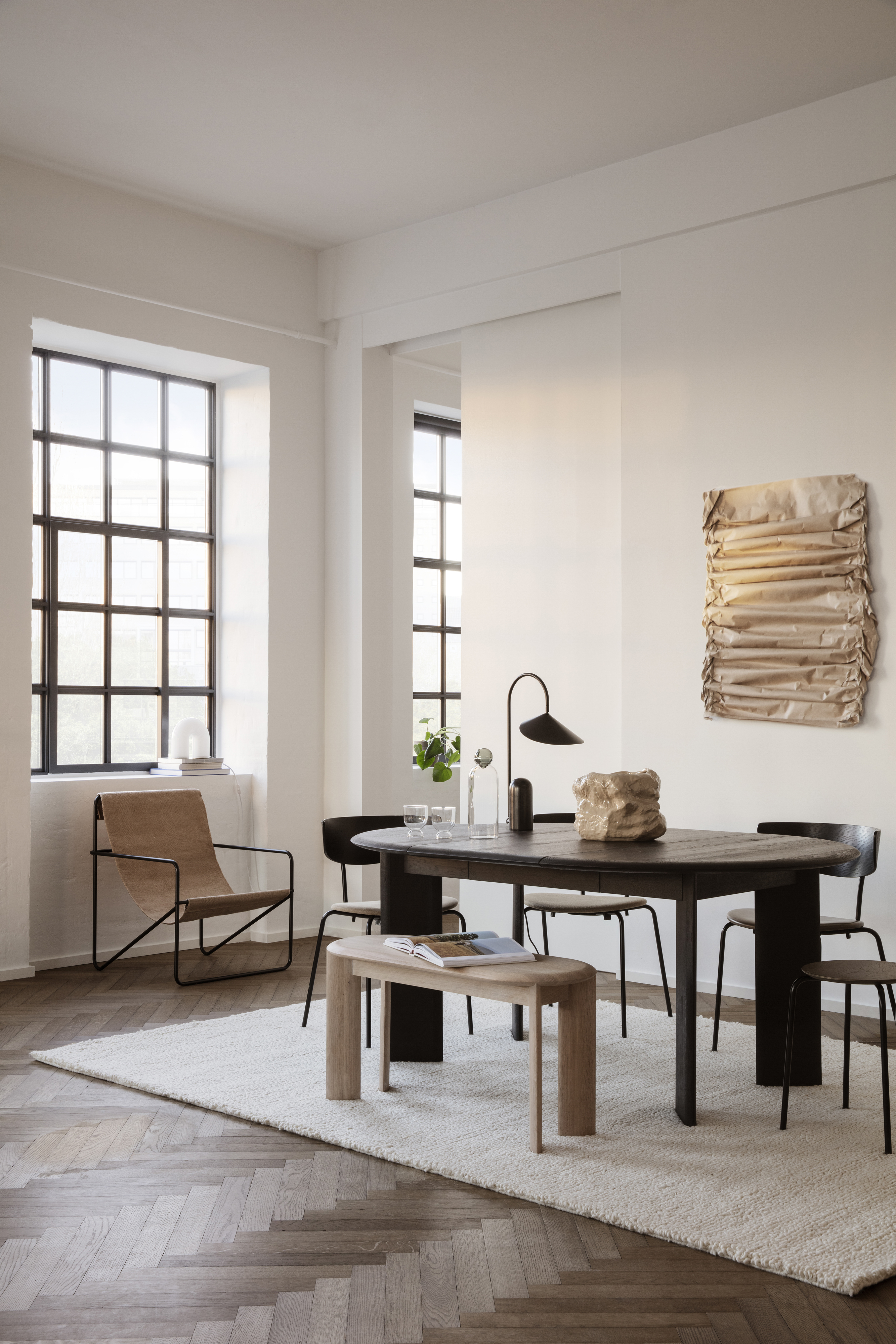 Shade Loop rug S 140x200 cm from Ferm LIVING 