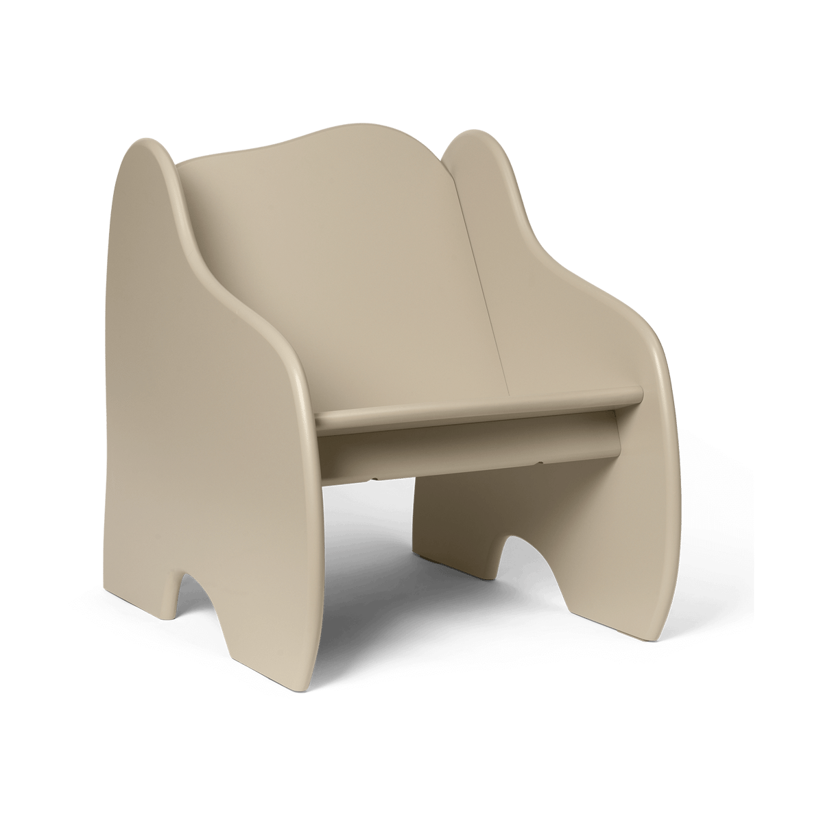 ferm LIVING Slope lounge chair Cashmere