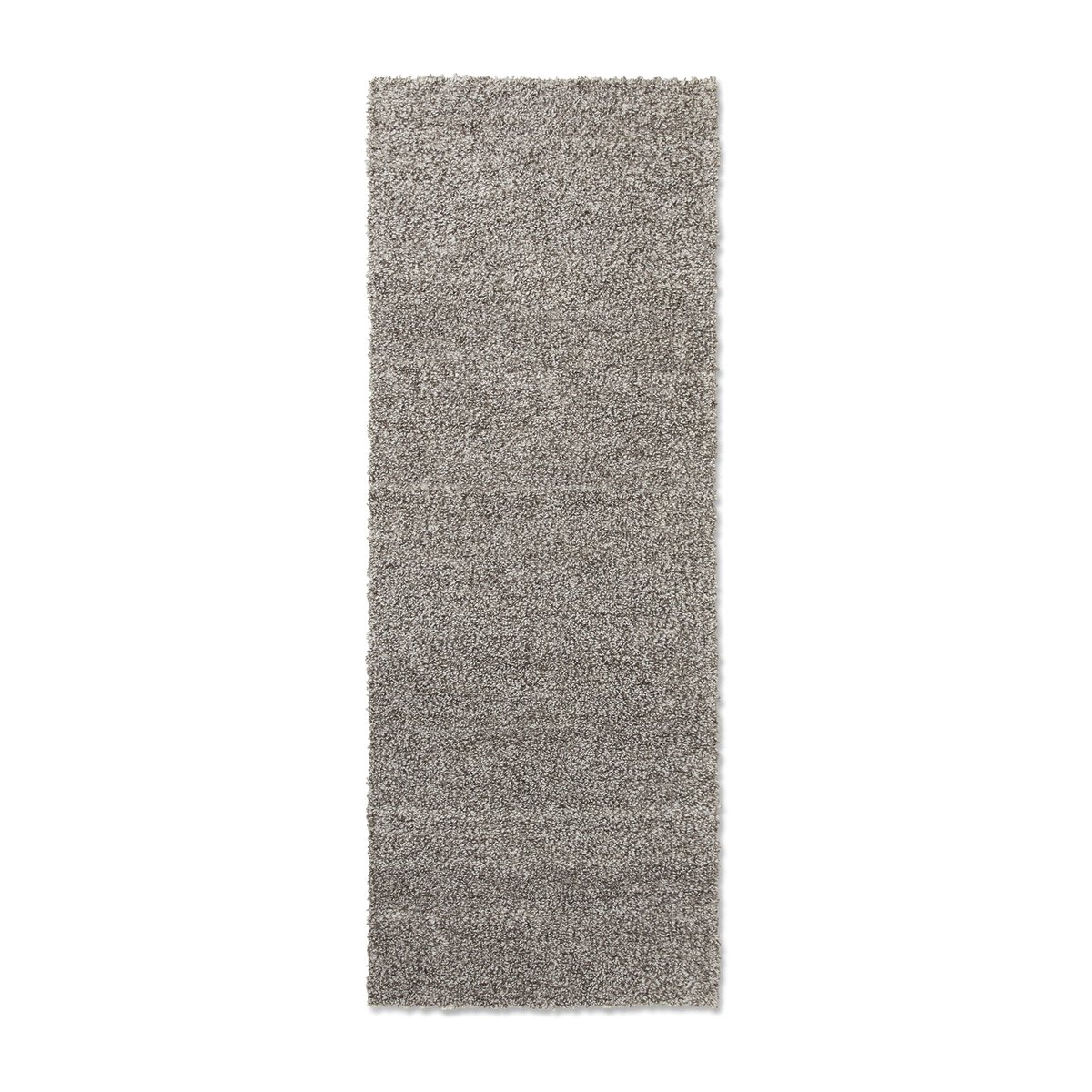 ferm LIVING Slub bouclé entrance rug 80x200 cm Charcoal