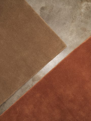 Stille tufted rug - Red brown, 160x250 cm - ferm LIVING