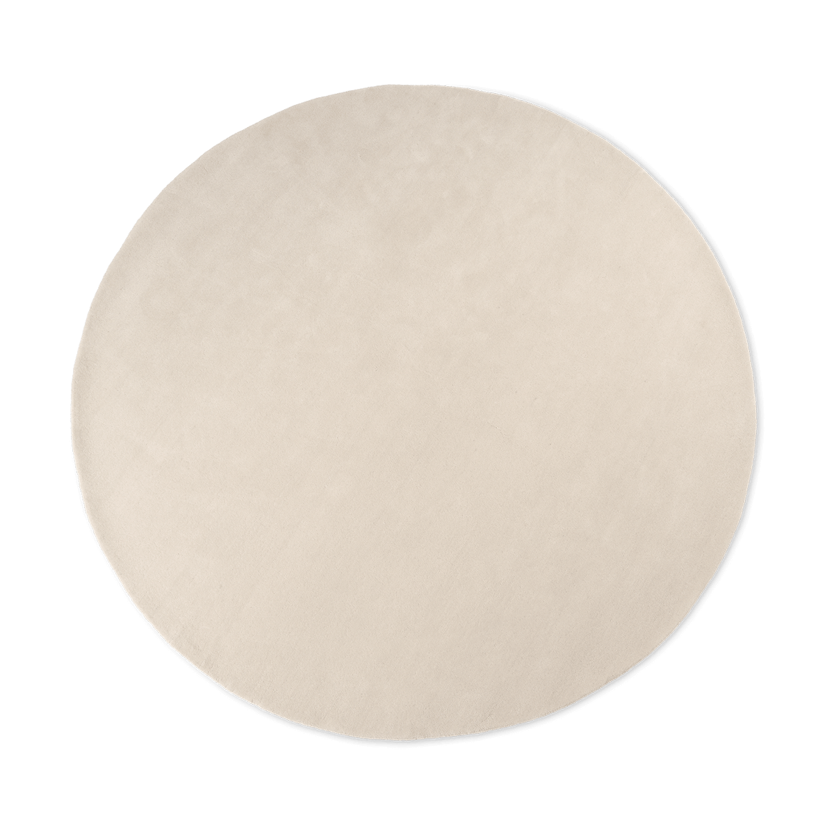 ferm LIVING Stille tufted rug round Off-white Ø240 cm