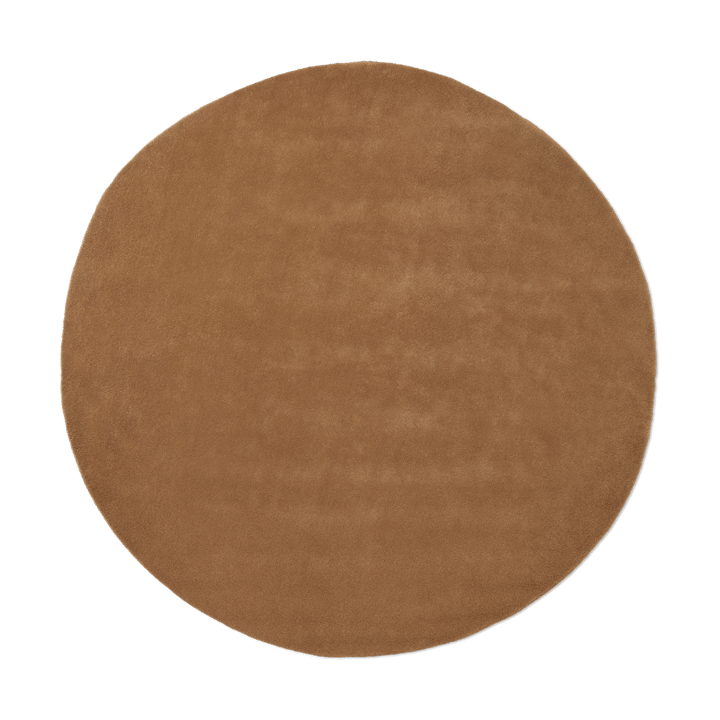 Stille tufted rug round - Toffee, Ø240 cm - Ferm LIVING